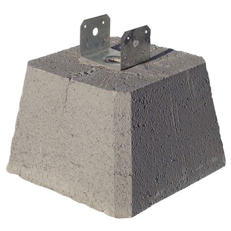 concrete pier block with metal bracket|adjustable pier blocks home depot.